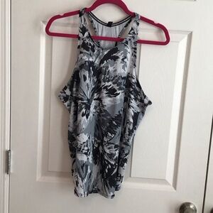 Under Armour Black and Gray Patterned Tank Top